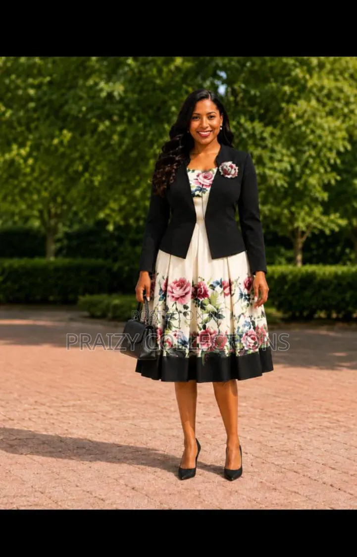 Floral Dress + Coat for Mama