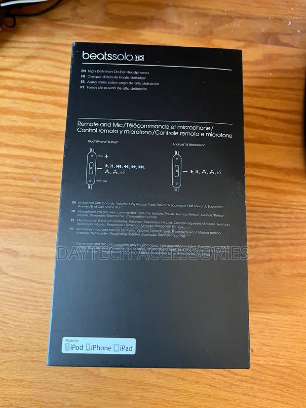 Beats Solo Hd on-Ear Headphones - Black - thumbnail 3
