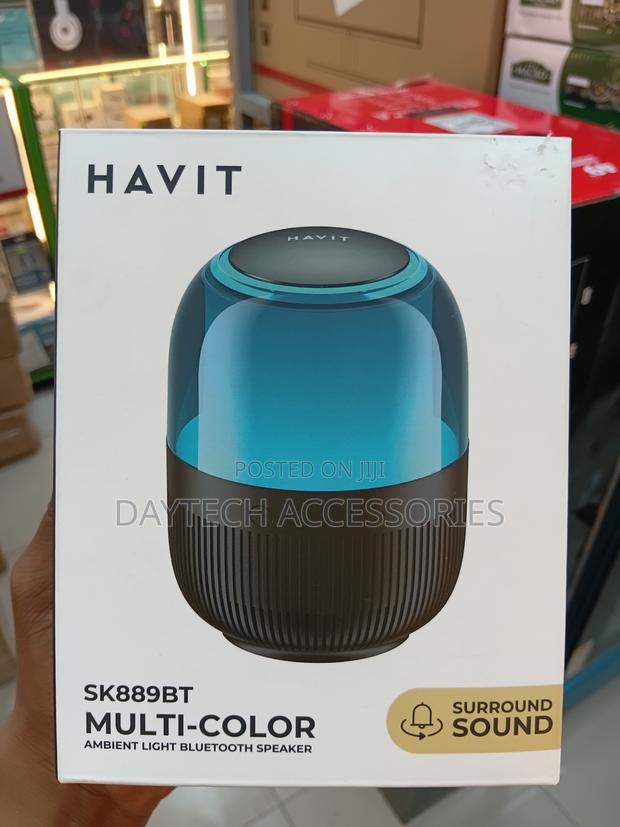 This Havit Sk889bt Speaker Features a 360° Led Light Display - thumbnail 2