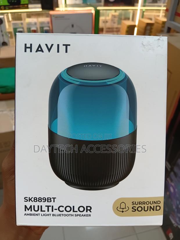 This Havit Sk889bt Speaker Features a 360° Led Light Display - thumbnail 3