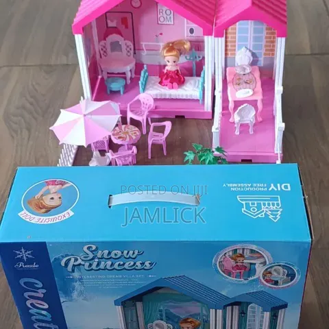 73pcs Snow Princess Doll House - Kb