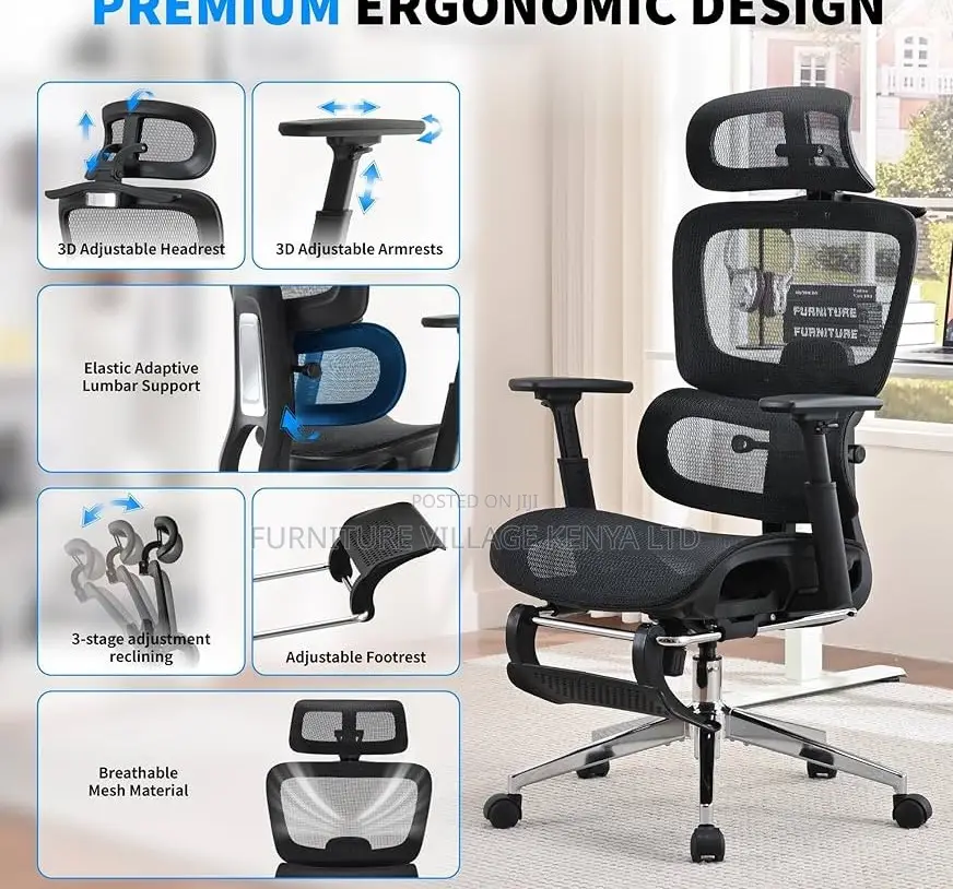 Orthopedic Office Swivel Chair With Footres