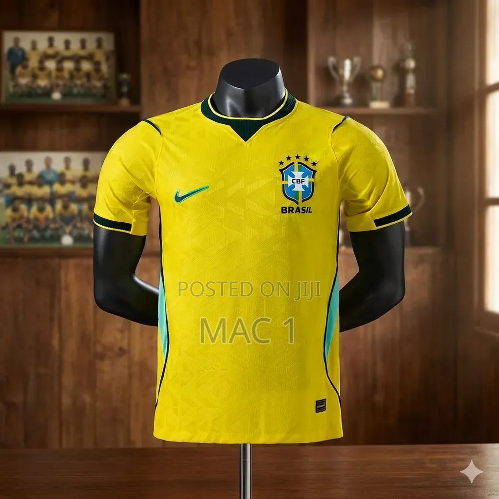 Standard Quality Brazil Home Jersey for Fans -