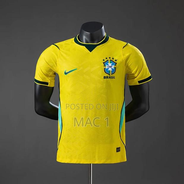 Standard Quality Brazil Home Jersey for Fans - - thumbnail 2