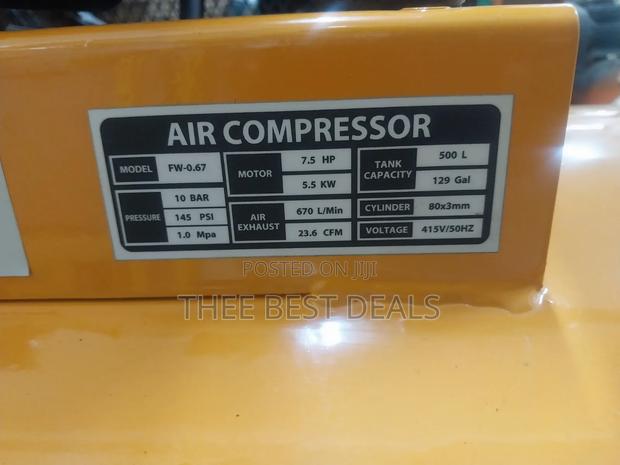 500ltrs Electric Air Compressor - thumbnail 3