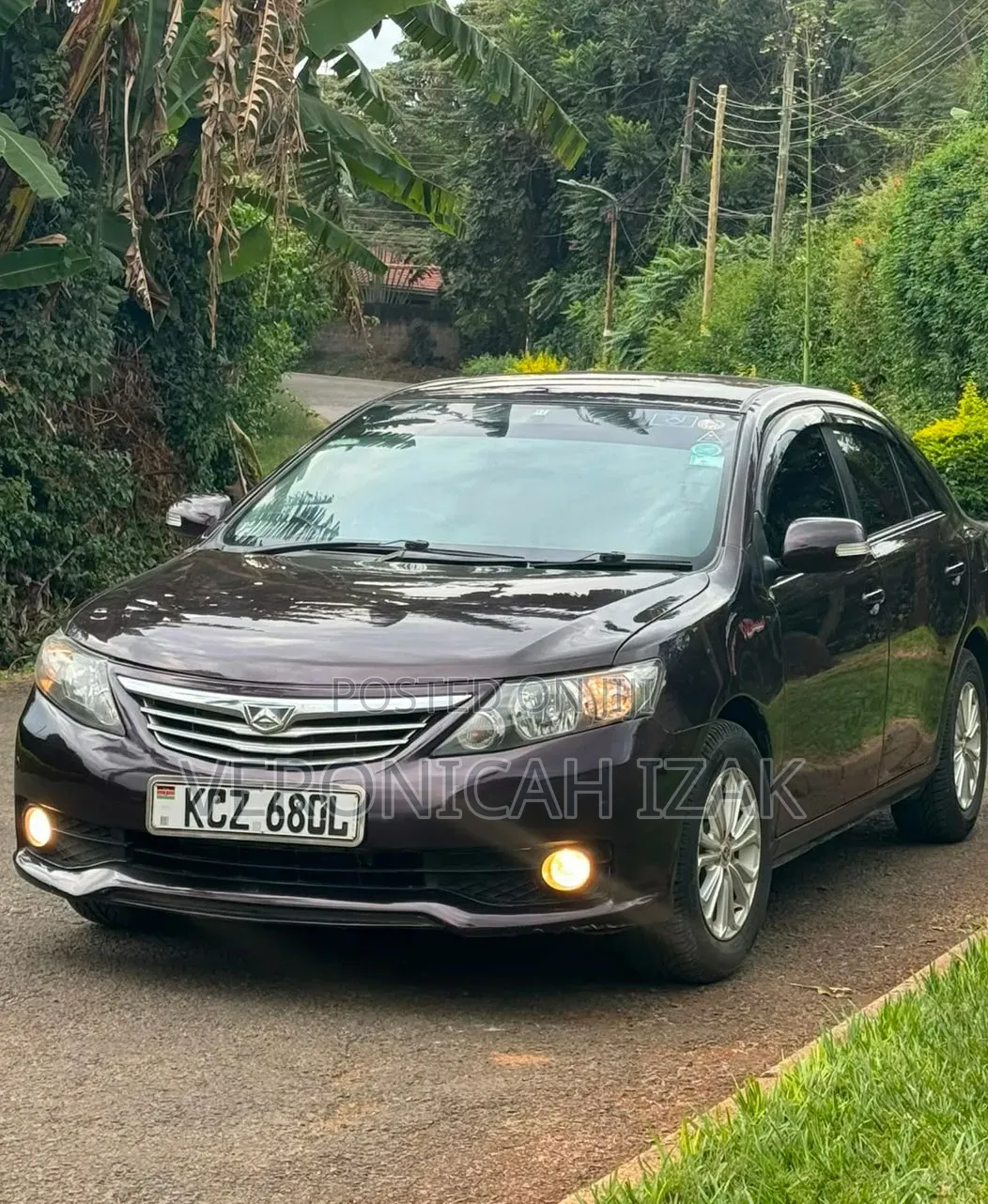 Toyota Allion 2013 Burgundy