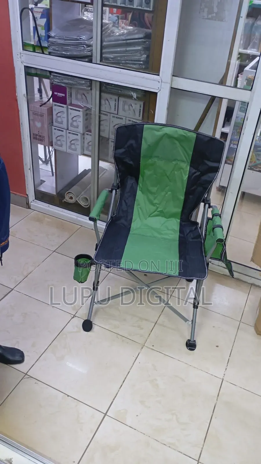 Heavy Duty Camping Chair Comes in Black,Green,Camouflage Blue