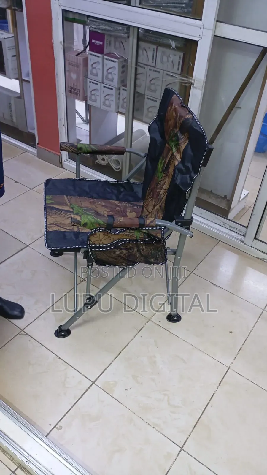 Heavy Duty Camping Chair Comes in Black,Green,Camouflage Blue