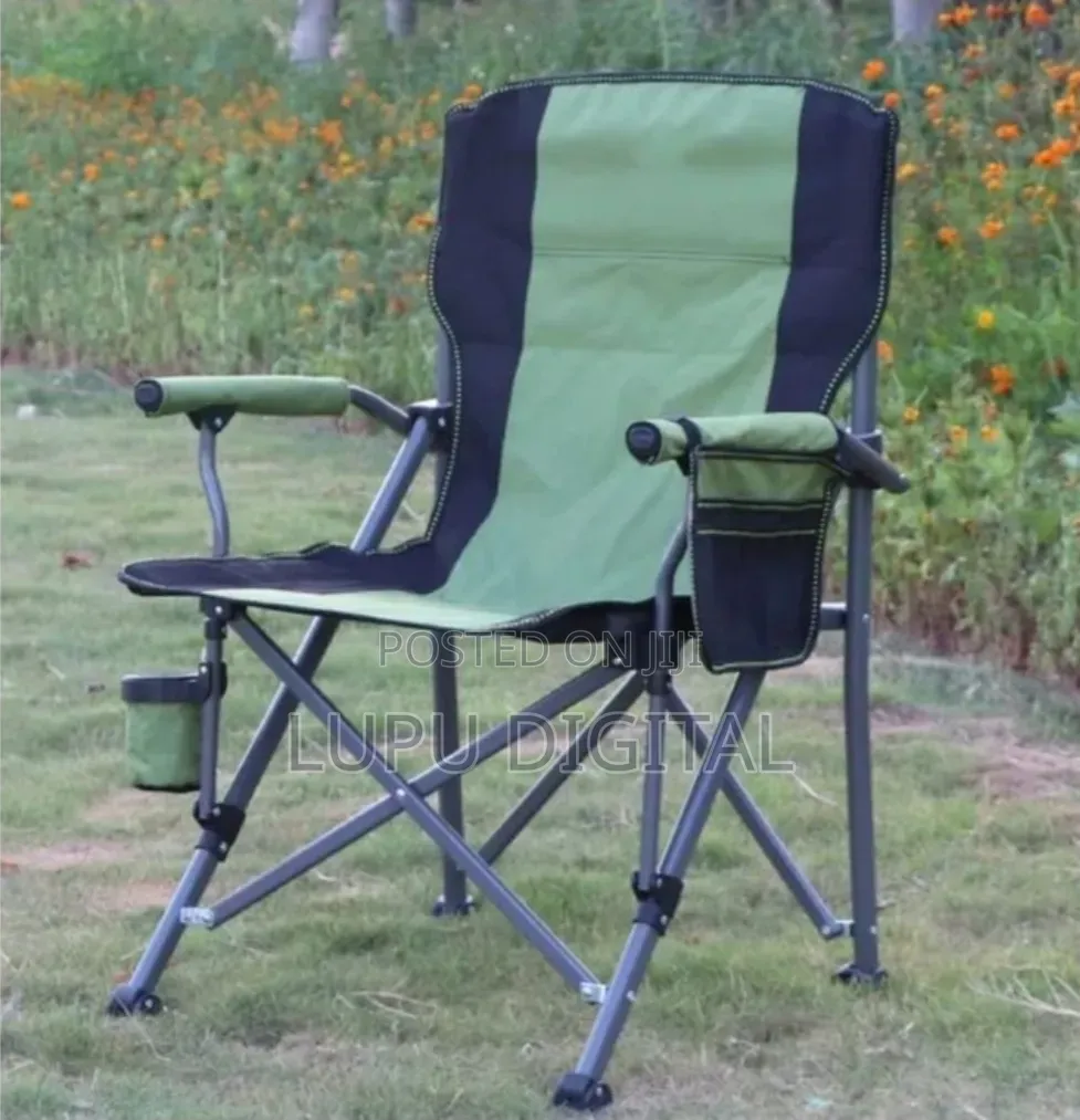 Heavy Duty Camping Chair Comes in Black,Green,Camouflage Blue