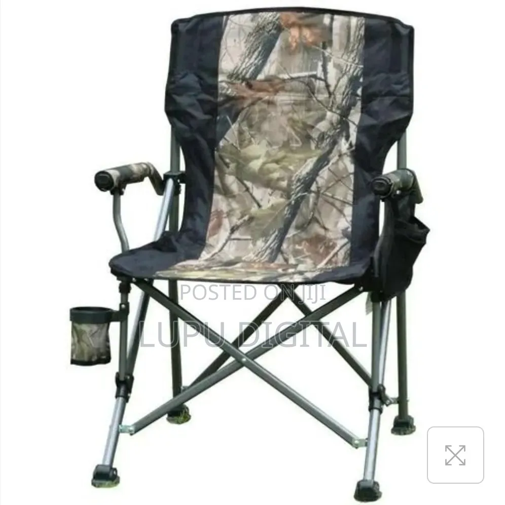Heavy Duty Camping Chair Comes in Black,Green,Camouflage Blue