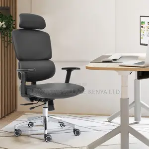 High Back Fabric Office Chair With Lumbar Support