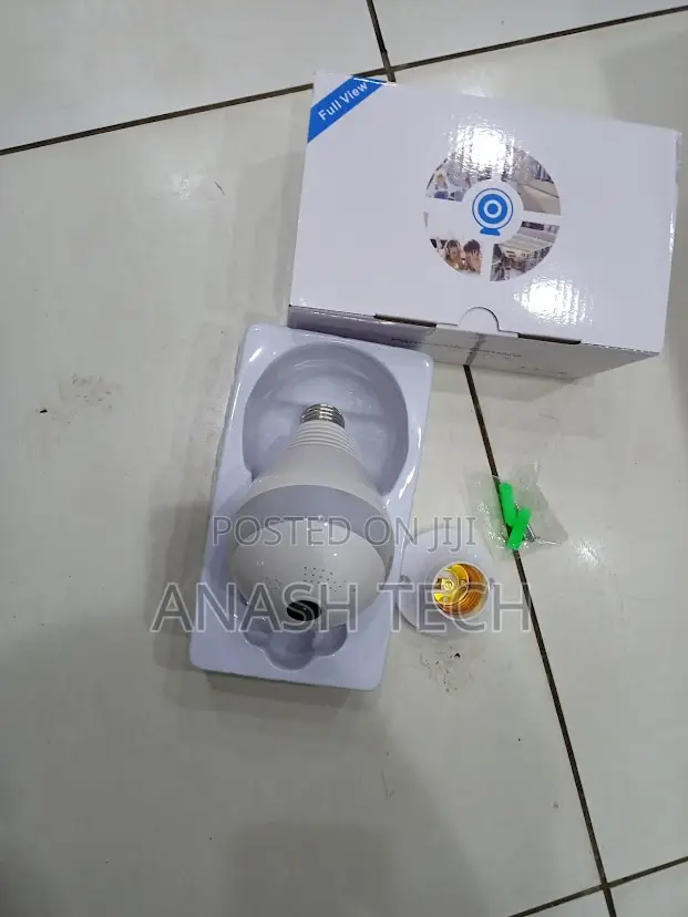 V380 Wifi Smart Bulb Camera With Motion Detection