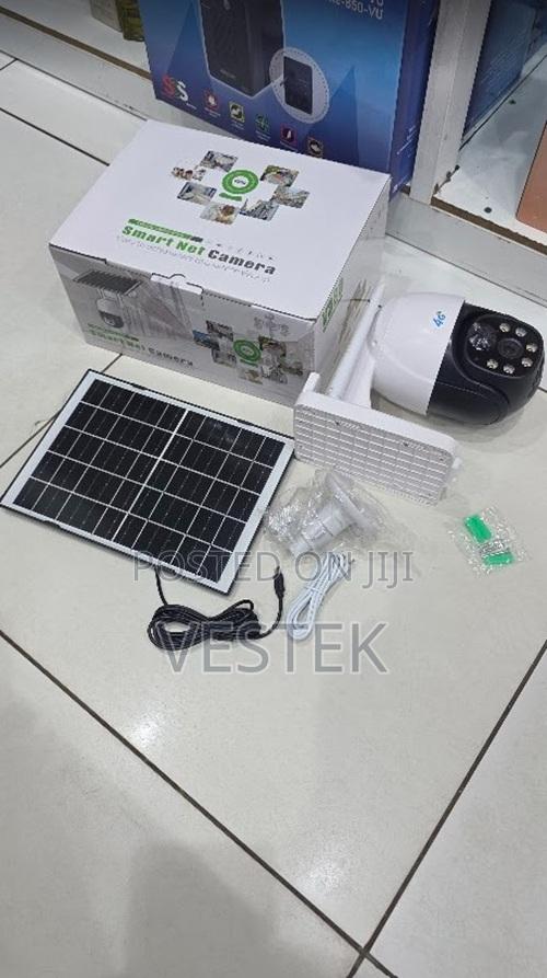 4g Solar Powered V380 Camera Single Lens Hd CCTV With Sim Card Support