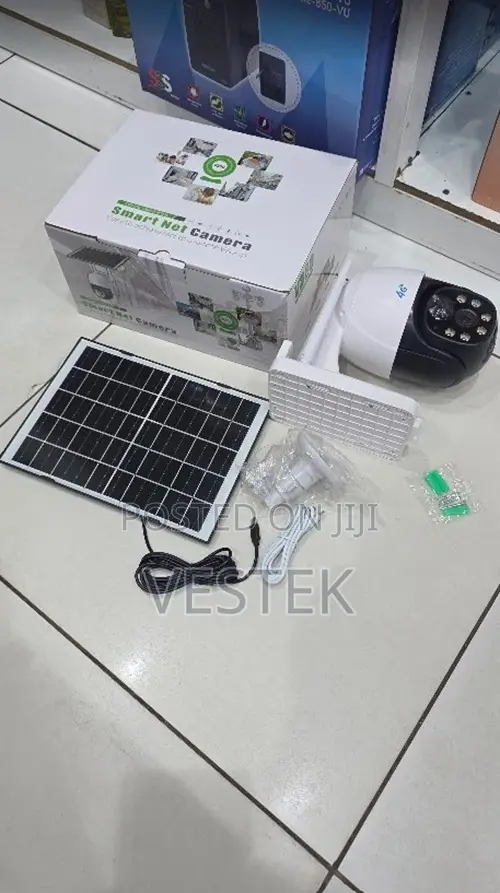 4g Solar Powered V380 Camera Single Lens Hd CCTV With Sim Card Support