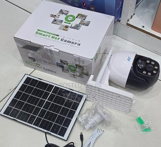 Single Lens 4g Solar Security Camer With V380 Pro App and Night Vision