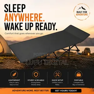 Outdoor Travel Camping Bed Ultra Light Folding Bed.