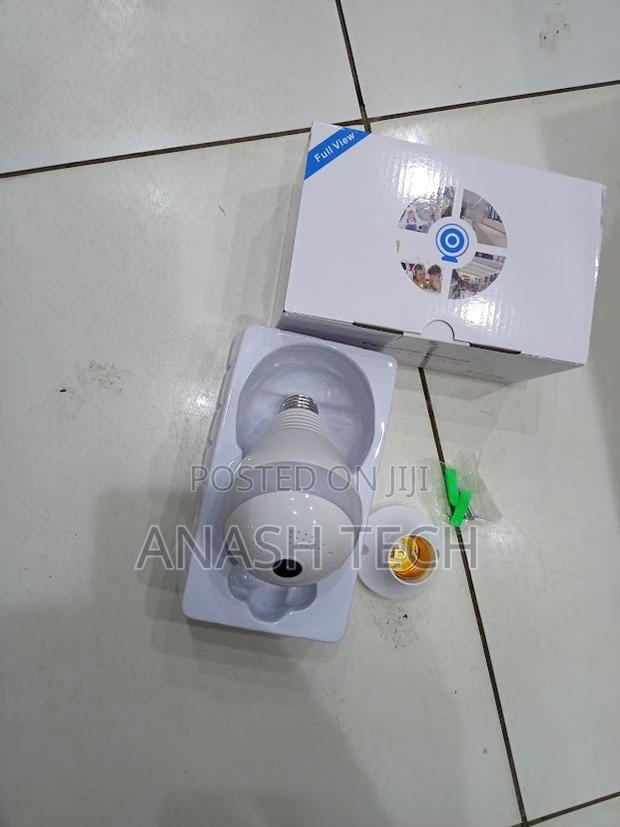 V380 Panoramic CCTV Bulb Camera for Indoor Surveillance