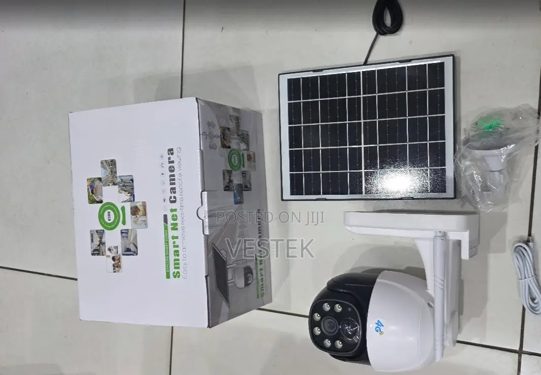 Single Lens 4g Solar Camera With Color Night Vision and V380 Pro App