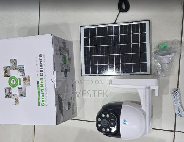 Single Lens Solar PTZ Camera 4g Wireless Security Camera Two-Way Audio
