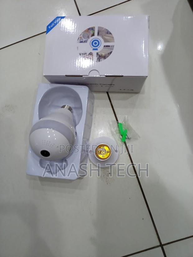Smart V380 Bulb Camera 360° Home Monitoring System