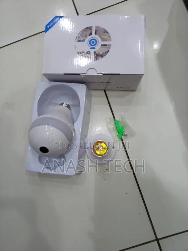 Smart V380 Bulb Camera 360° Home Monitoring System