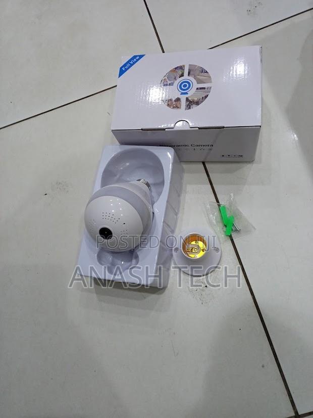 V380 Panoramic Light Bulb Camera With Remote Viewing