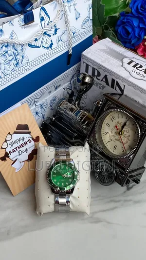 Crafted Alarm Clock (Bedside/Office) Watch in a Branded Box Card Gift