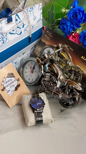 Crafted Alarm Clock (Bedside/Office) Watch in a Branded Box Card Gift