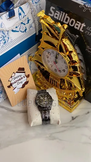 Crafted Alarm Clock (Bedside/Office) Watch in a Branded Box Card Gift