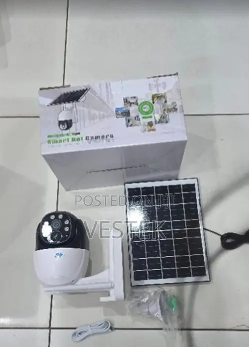 Smart Single Lens 4g Solar Camera V380 Pro App and Real-Time Alerts