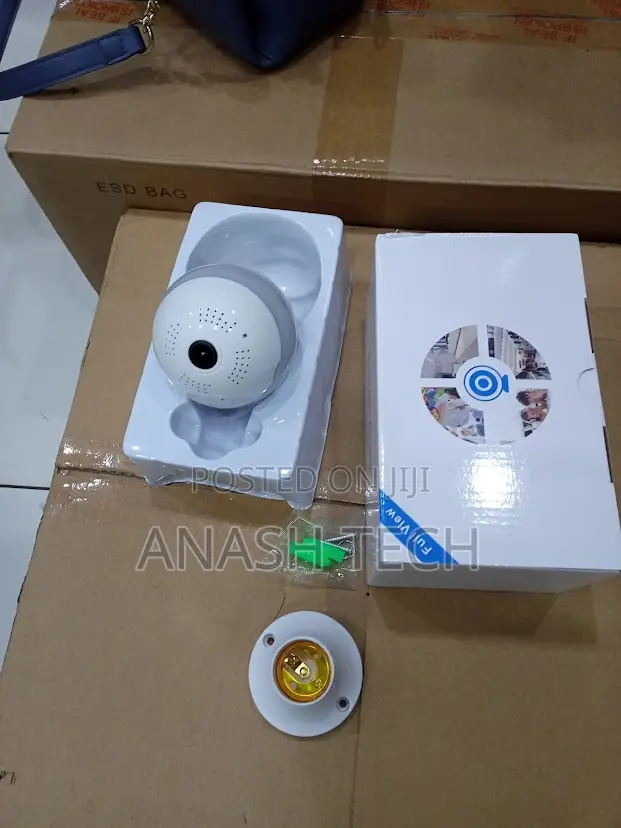 V380 360° Smart Security Bulb Camera Wifi Enabled