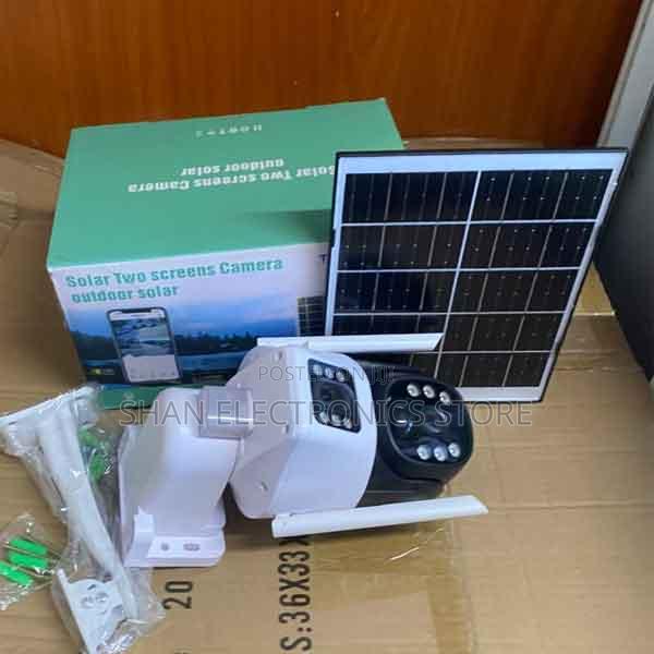 Two-Way Pan-Tilt V380 CCTV 4g 4mp Solar Cam Sim Card Wireless