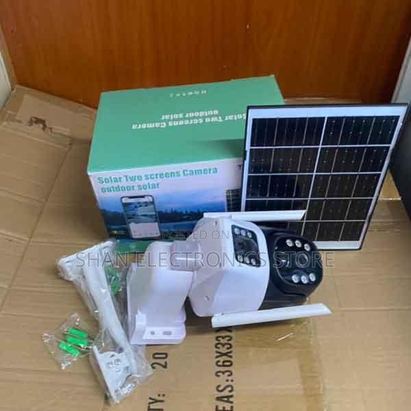 Low Power, Pir + Pan-Tilt Weatherproof V380 CCTV 4g 4mp Solar Cam