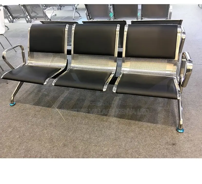 3-Link Padded Reception Benche