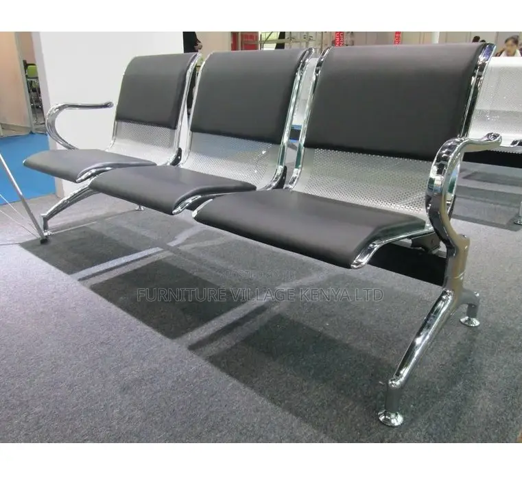 3-Link Padded Reception Benche