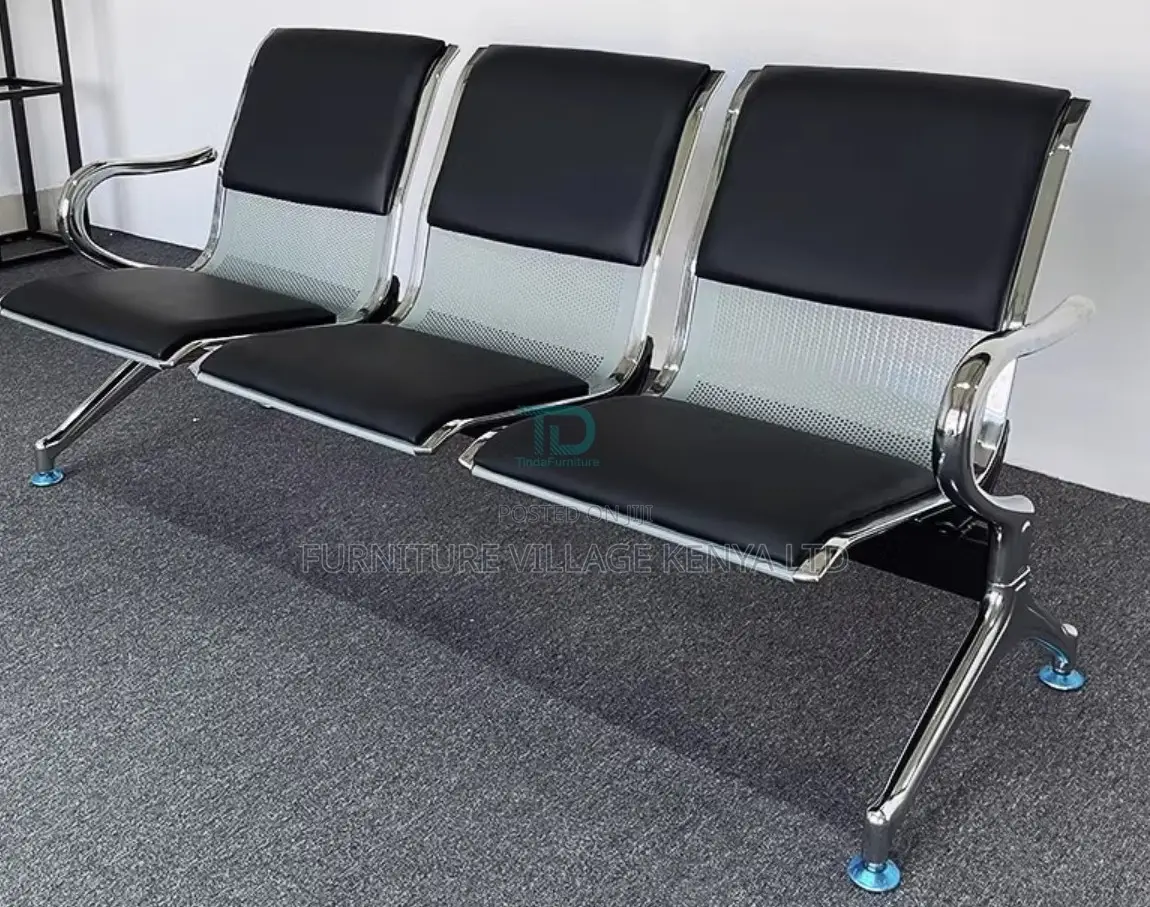 3-Link Padded Reception Benche