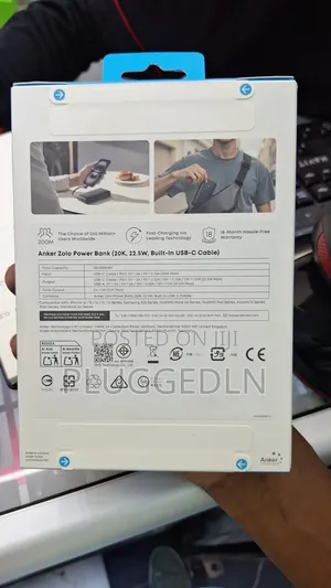Anker Zolo 20,000mah 22.5w* Power Bank
