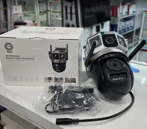 V380 Pro Dual Lens Camera With Ai Motion Detection and Two-Way Audio