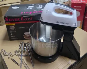 Silver Love 2l Electric Bowl Mixer | Cake, Cream Dough Mixing Machin