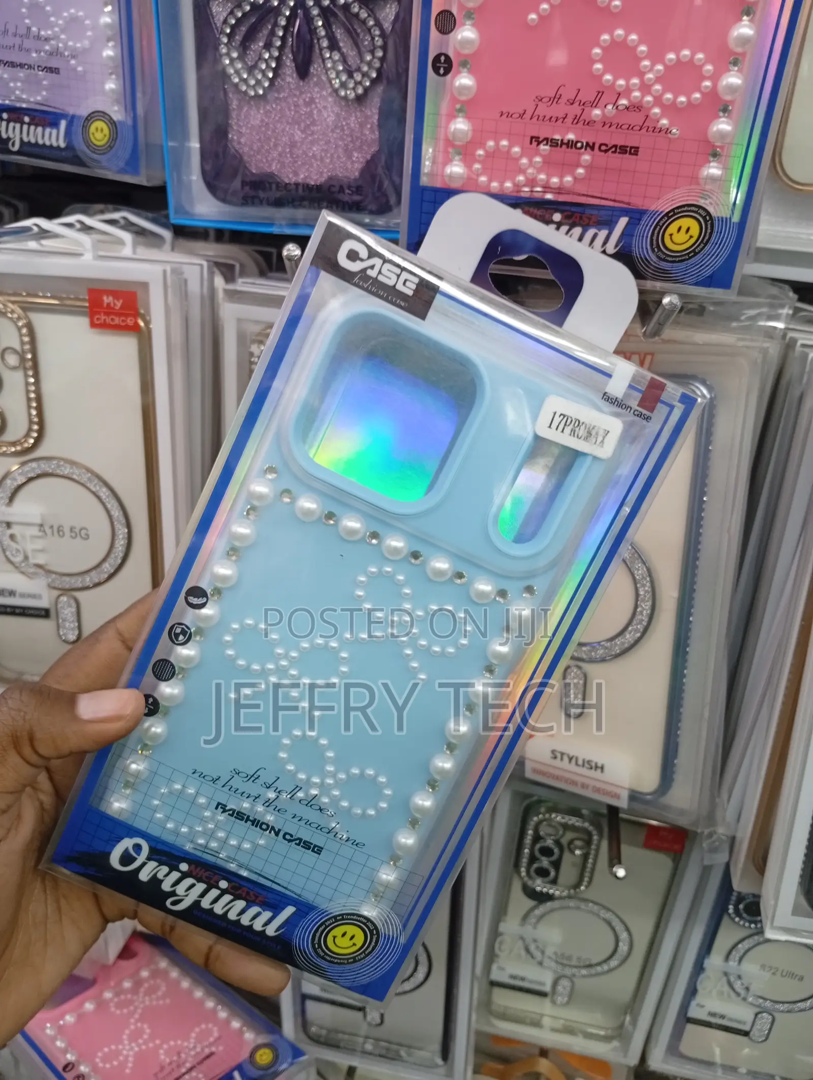 iPhone 17 Pro Max Pearl Bow Style Tailored Case