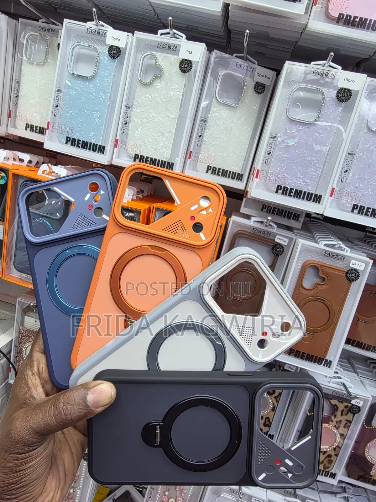 iPhone 17 Pro Max Lulu Back Case With Magnetic Stand