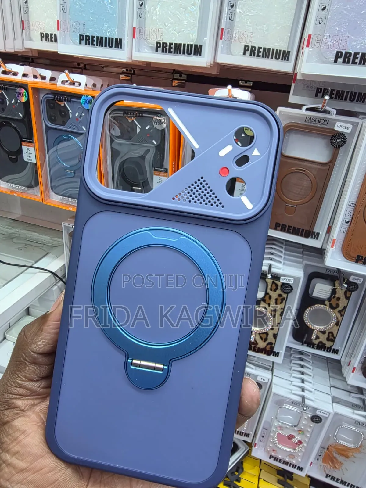 iPhone 17 Pro Max Lulu Back Case With Magnetic Stand