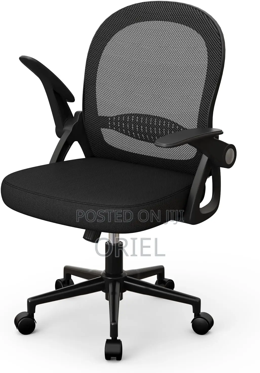 Office Chair : Mid-Back Office Fabric Chair