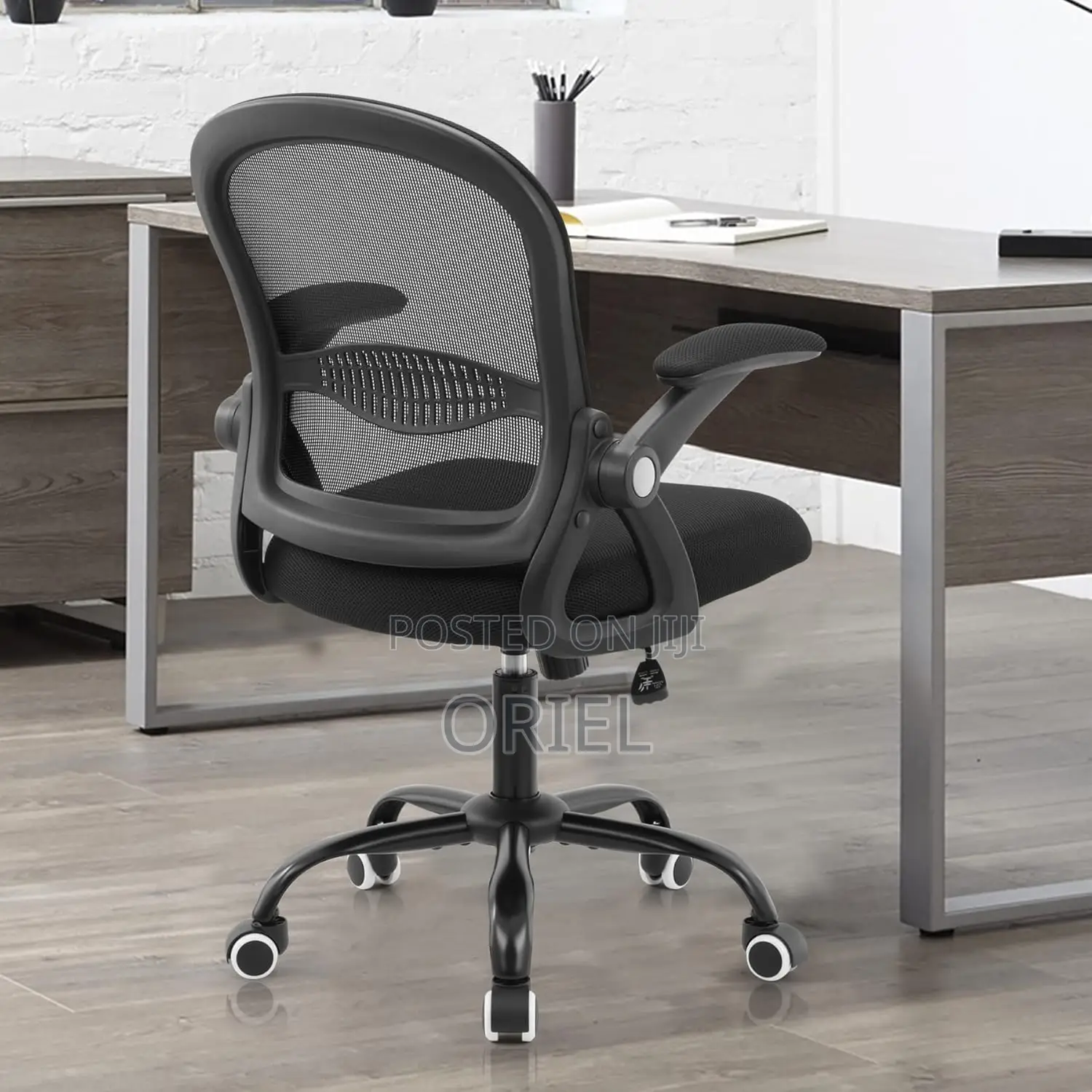 Office Chair : Mid-Back Office Fabric Chair