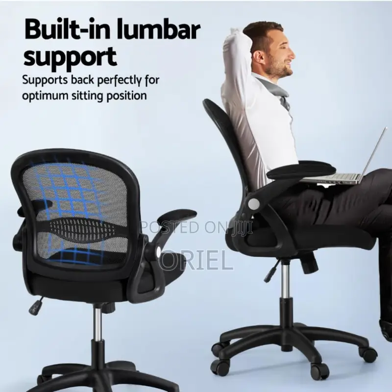 Office Chair : Mid-Back Office Fabric Chair