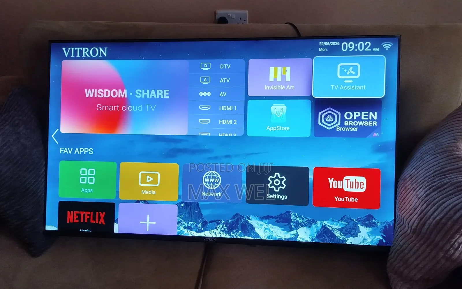 Vitron 43inch Smart Tv