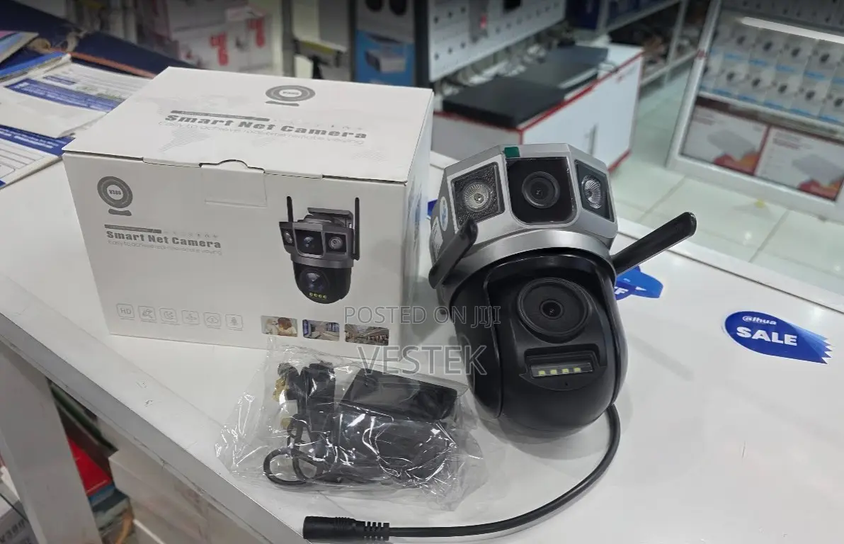 V380 Pro Smart Dual Lens Camera – Ac Powered CCTV With Remote Viewing