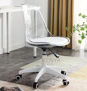 Make Up Chair; Clear Acrylic Dressing Table Chair With Soft Cushion