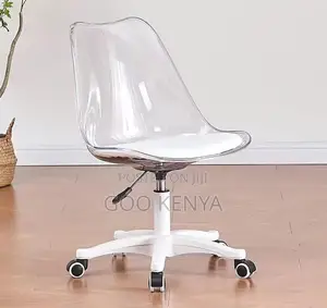 Make Up Chair; Clear Acrylic Dressing Table Chair With Soft Cushion