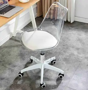 Make Up Chair; Clear Acrylic Dressing Table Chair With Soft Cushion